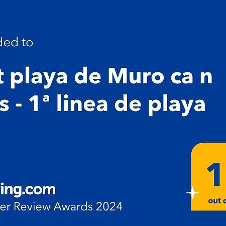 Apt Playa De Muro Ca N Ines - 1ª Linea De Playa Apartment Port de Alcudia  ภายนอก รูปภาพ