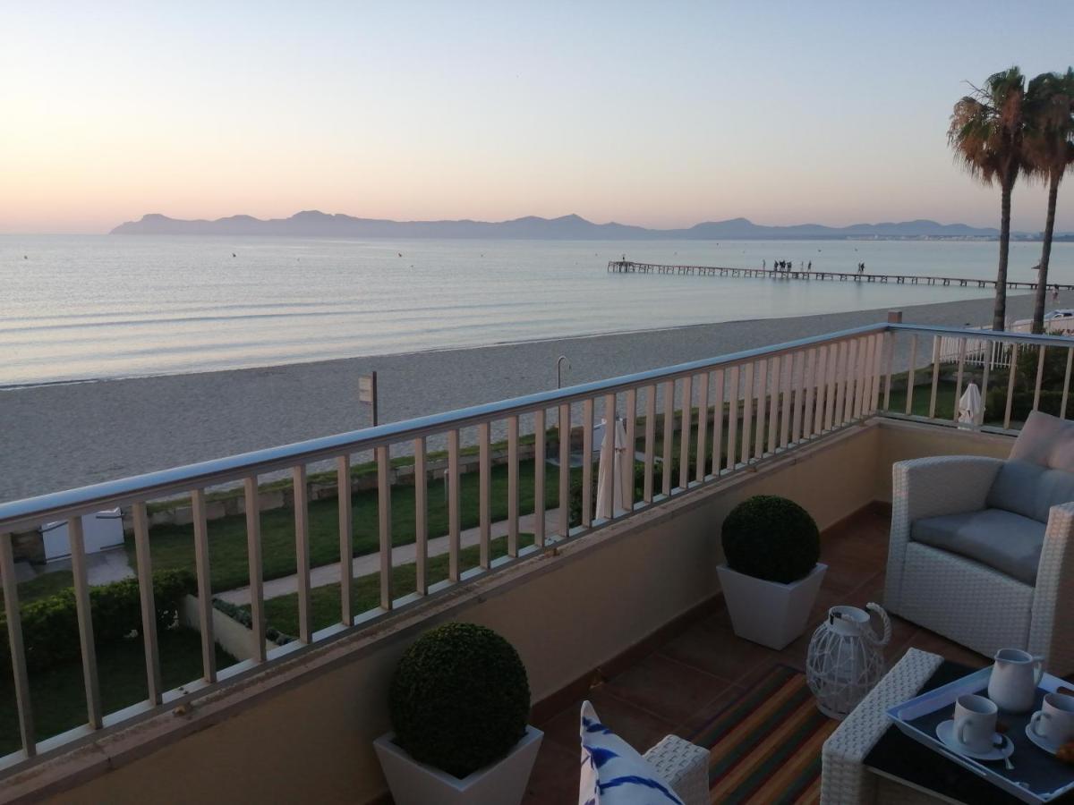 Apt Playa De Muro Ca N Ines - 1ª Linea De Playa Apartment Port de Alcudia  ภายนอก รูปภาพ