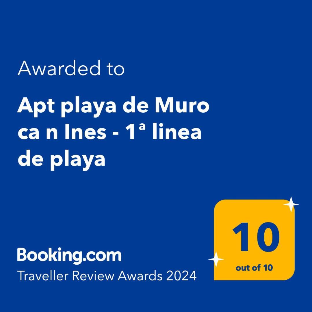 Apt Playa De Muro Ca N Ines - 1ª Linea De Playa Apartment Port de Alcudia  ภายนอก รูปภาพ